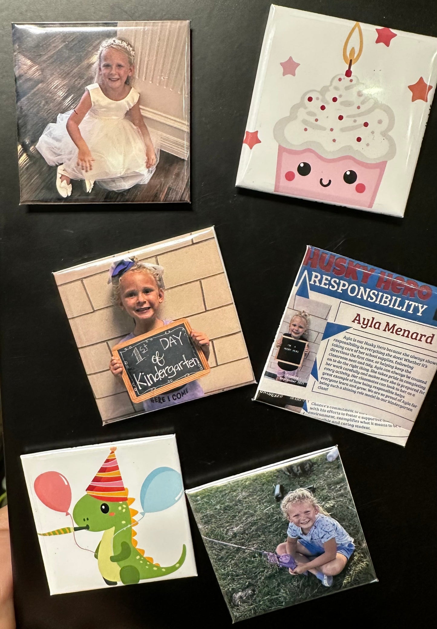 Custom 2"x2" Square Photo Magnets